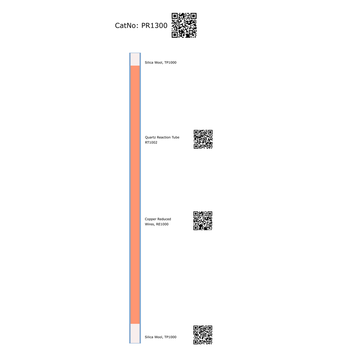 Prepacked Reduction Tube, N, NC, CHN, 46800650