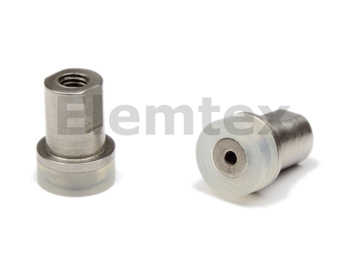 PS4000, GL14 Connectors, Stainless Steel, pack of 2
