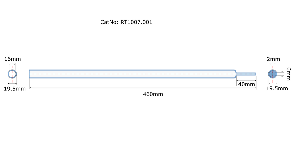 Thermo NA1500 series 1 reaction tube