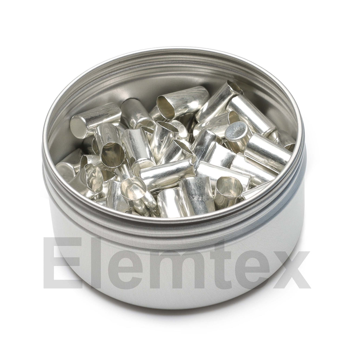SE1409, Tin Capsules Smooth Wall Flat Base 11 x 4.75mm, 05.000-481