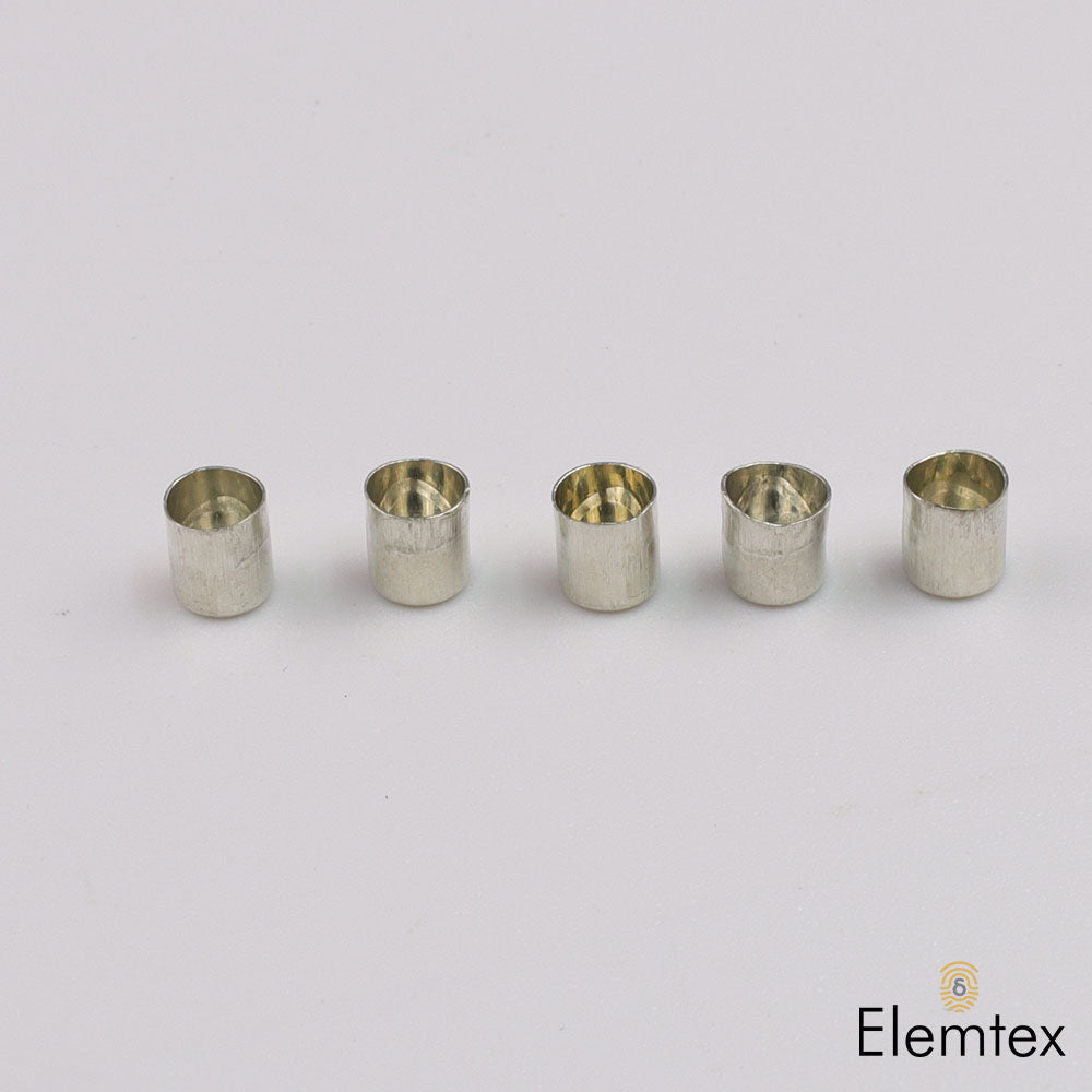 SE1412, Tin Capsules Smooth Wall Flat Base 4x3.5mm, 601-963