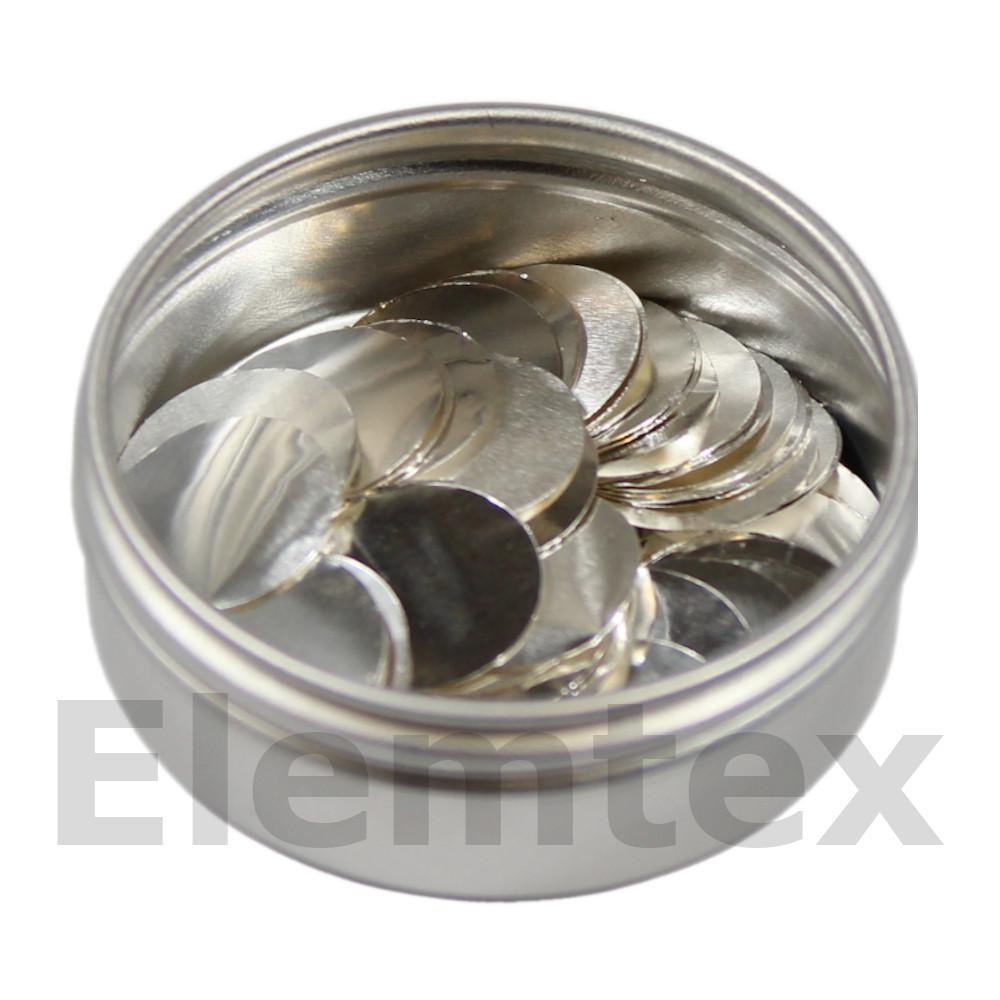 SE2504, Silver Discs 30mm, Standard Clean