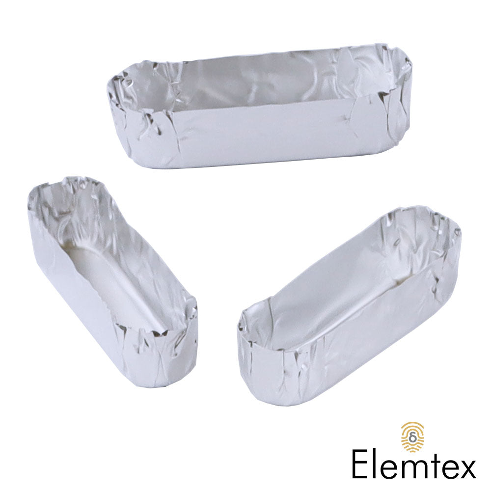 SE3703, Aluminium Weighing Boats 26 x 7 x 7mm, Standard Clean