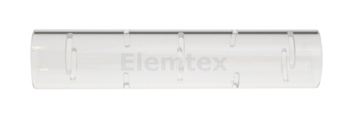 TL2002, Protection Tube, quartz slitted open ends 105mm, 11.00-1317/4