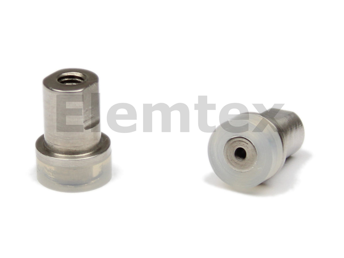 PS4001, GL18 Connectors, Stainless Steel, pack of 2