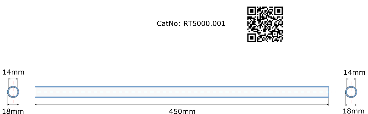 RT5000, Eurovector Reaction Tube quartz E12510