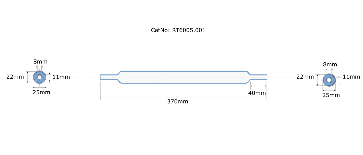 RT6005, Perkin Elmer  Reduction Tube Quartz 0240 1573