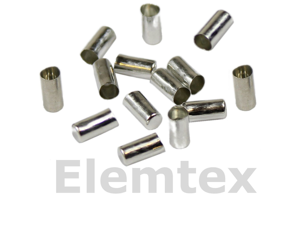 Tin Capsules Smooth Wall 5.5x3.5mm