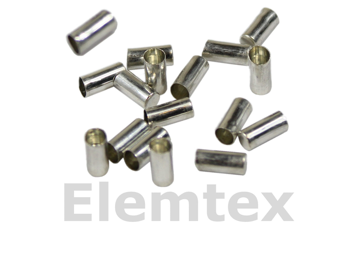SE1402, Tin Capsules Smooth Wall Flat Base 7 x 3mm