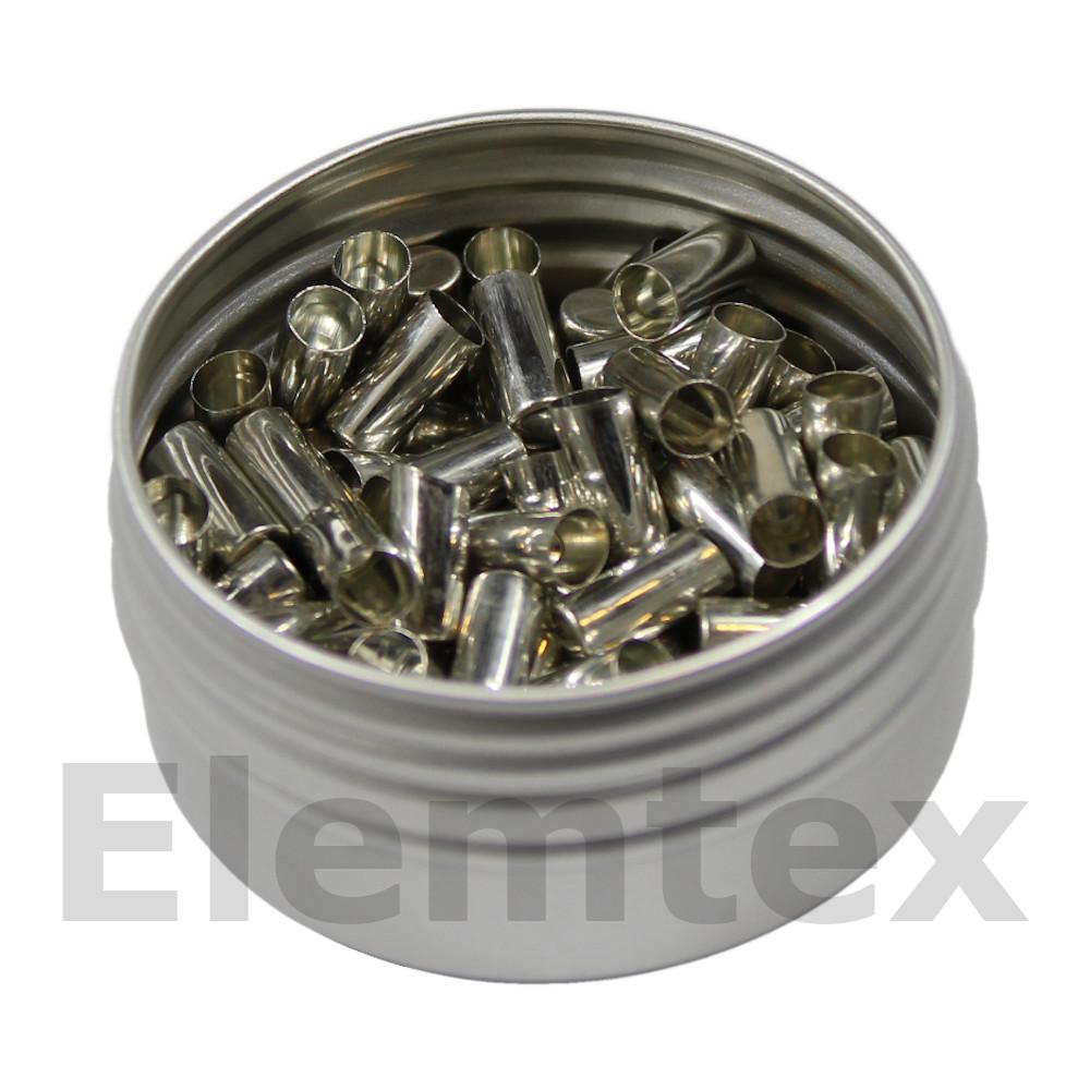 SE1403, Tin Capsules Smooth Wall Flat Base 9 x 3.5mm
