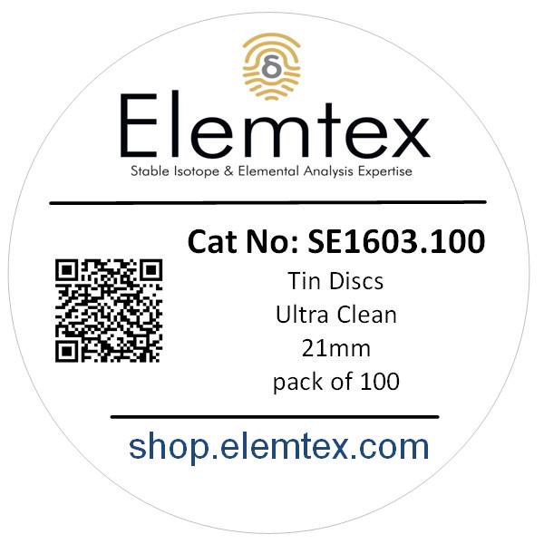 SE1603, Tin Discs 21mm, Ultra Clean