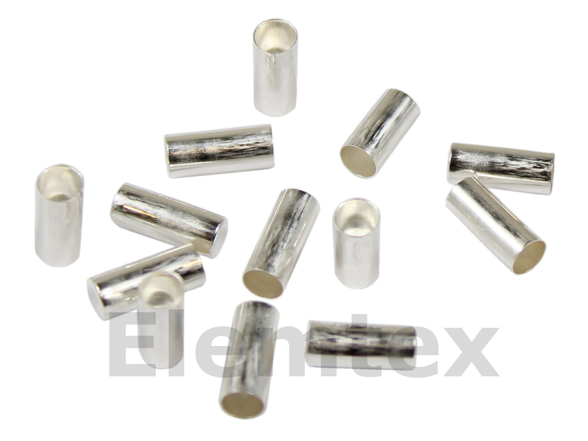 SE2400, Silver Capsules Smooth Wall Flat Base 5 x 2mm, 24005100