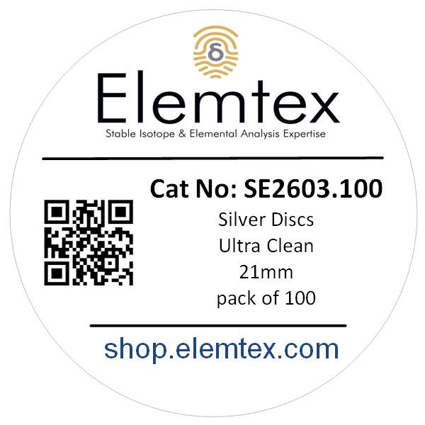 SE2603, Silver Discs 21mm, Ultra Clean