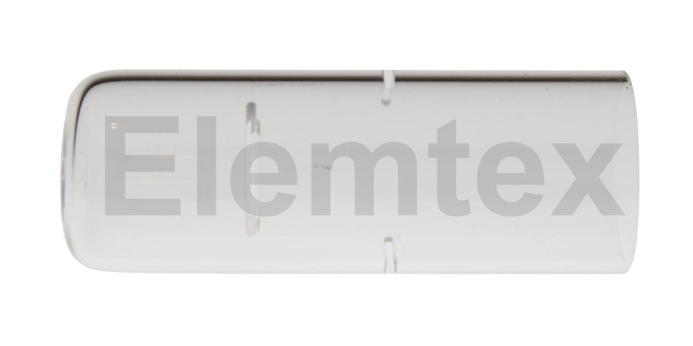 TL2009, Ash Finger quartz closed end, slitted, 60mm, 38.00-1290, 2000014796