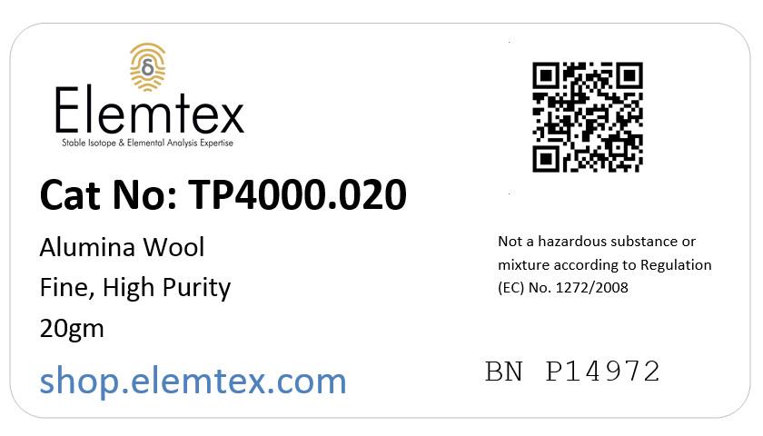 TP4000, Aluminium Oxide Wool, 05.000-086