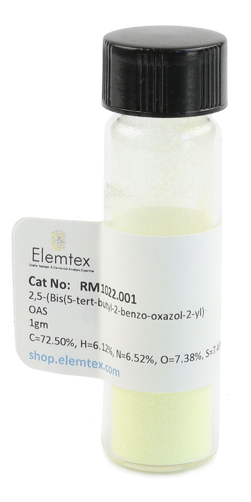 2,5-(Bis(5-tert-butyl-2-benzo-oxazol-2-yl) thiophene (BBOT), OAS
